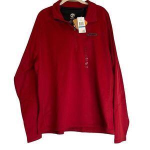 Timberland Red Turbo Dry Long Sleeve Pullover Shirt Sz.XL NWT